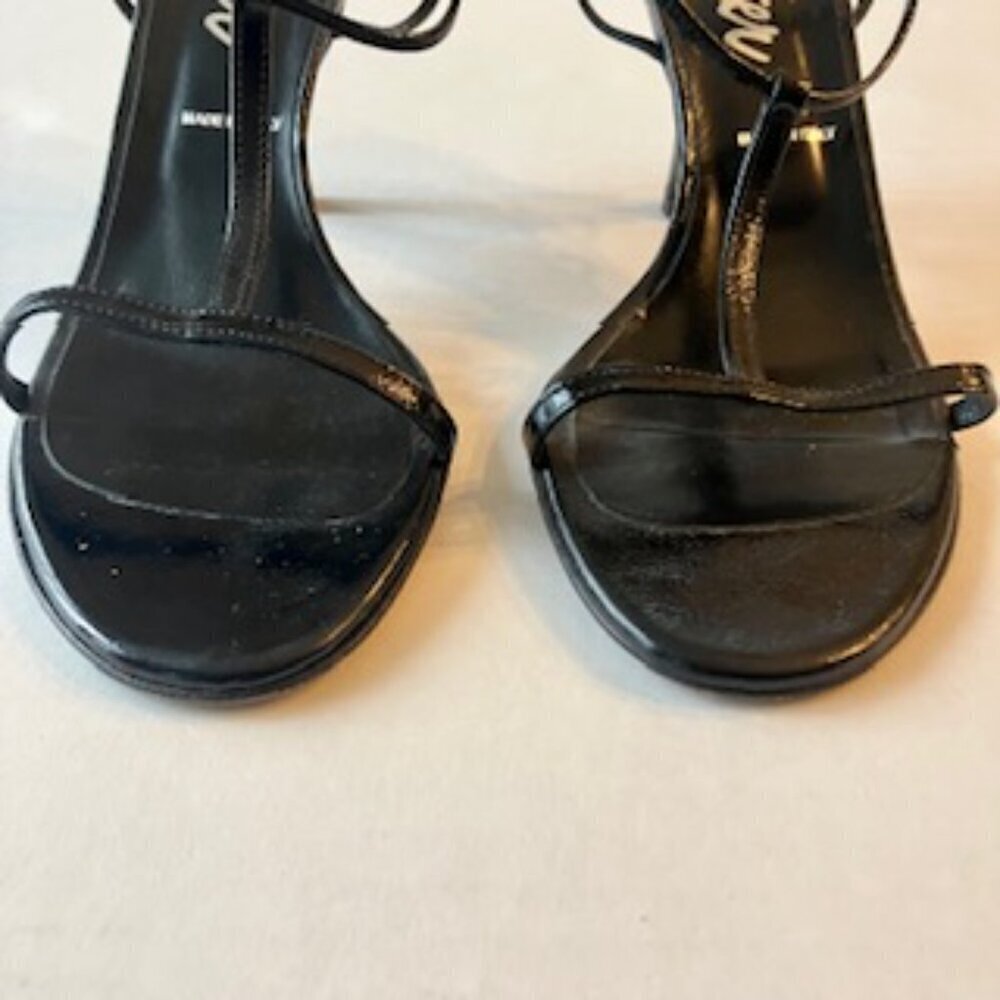 Butter by Lavorazione Artigiana Black heels with ankle strap size 8 1/2 - Picture 2 of 8